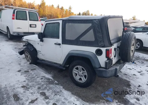 2013 Jeep Wrangler Sport z USA, uszkodzony, nr VIN 1C4AJWAG1DL674792